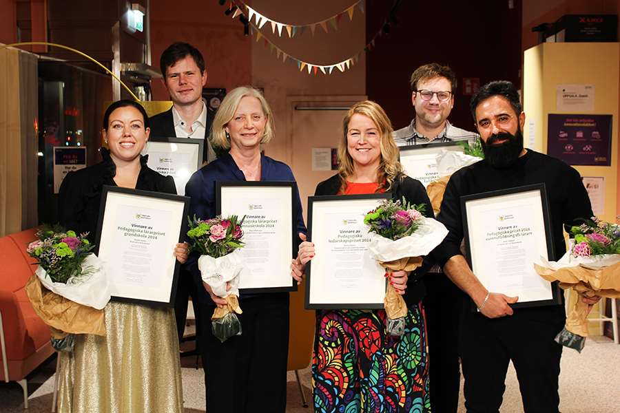 Från vänster: Emelie Hahn, Martin Johansson, Åsa Johansson, Emma Ågren, Joakim Bohlin och Amir Dalloul