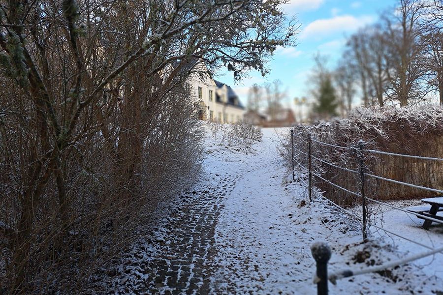 Herrgården i Hammarskog på vintern