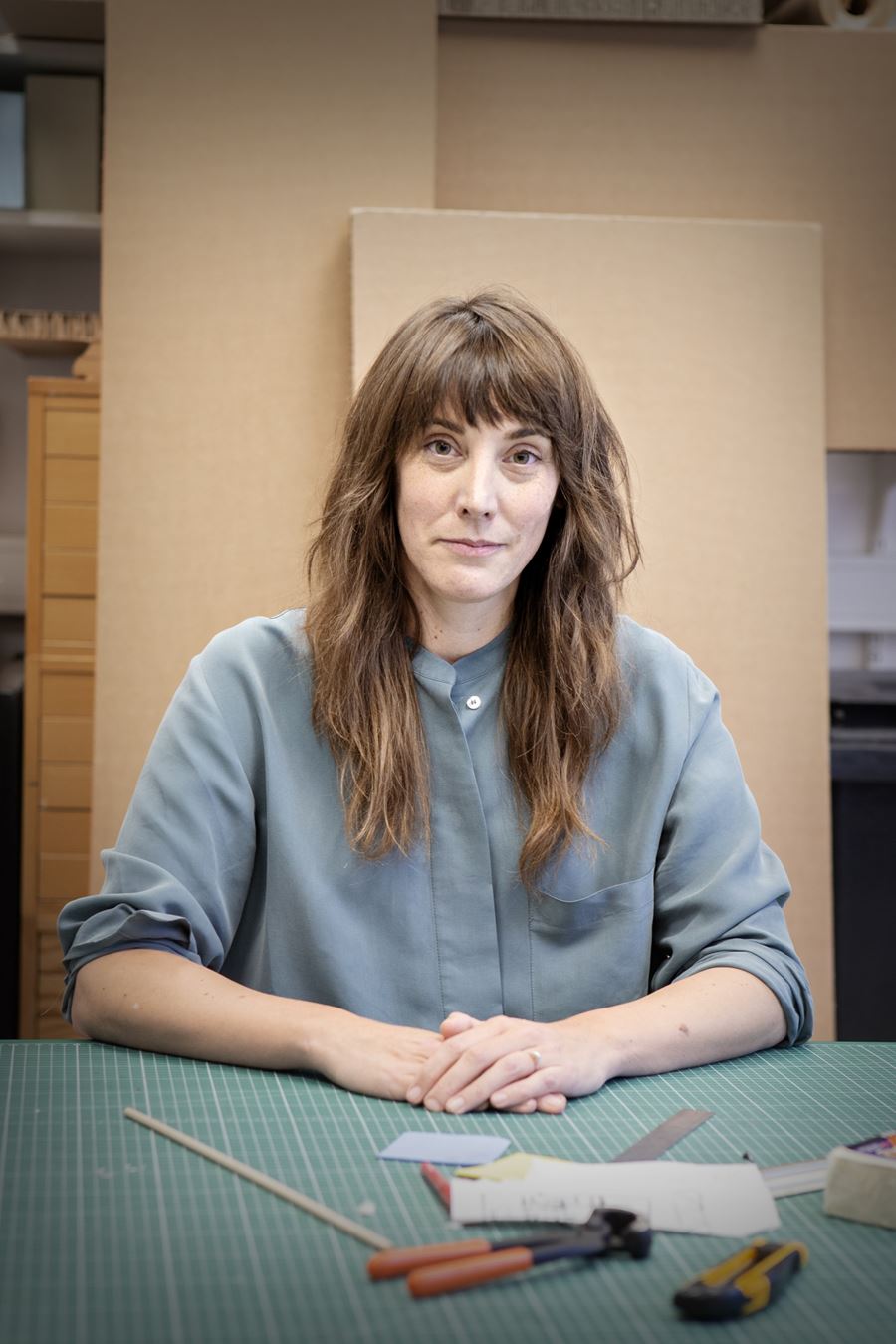Porträtt av Åsa Bjerndell. Fotografi.